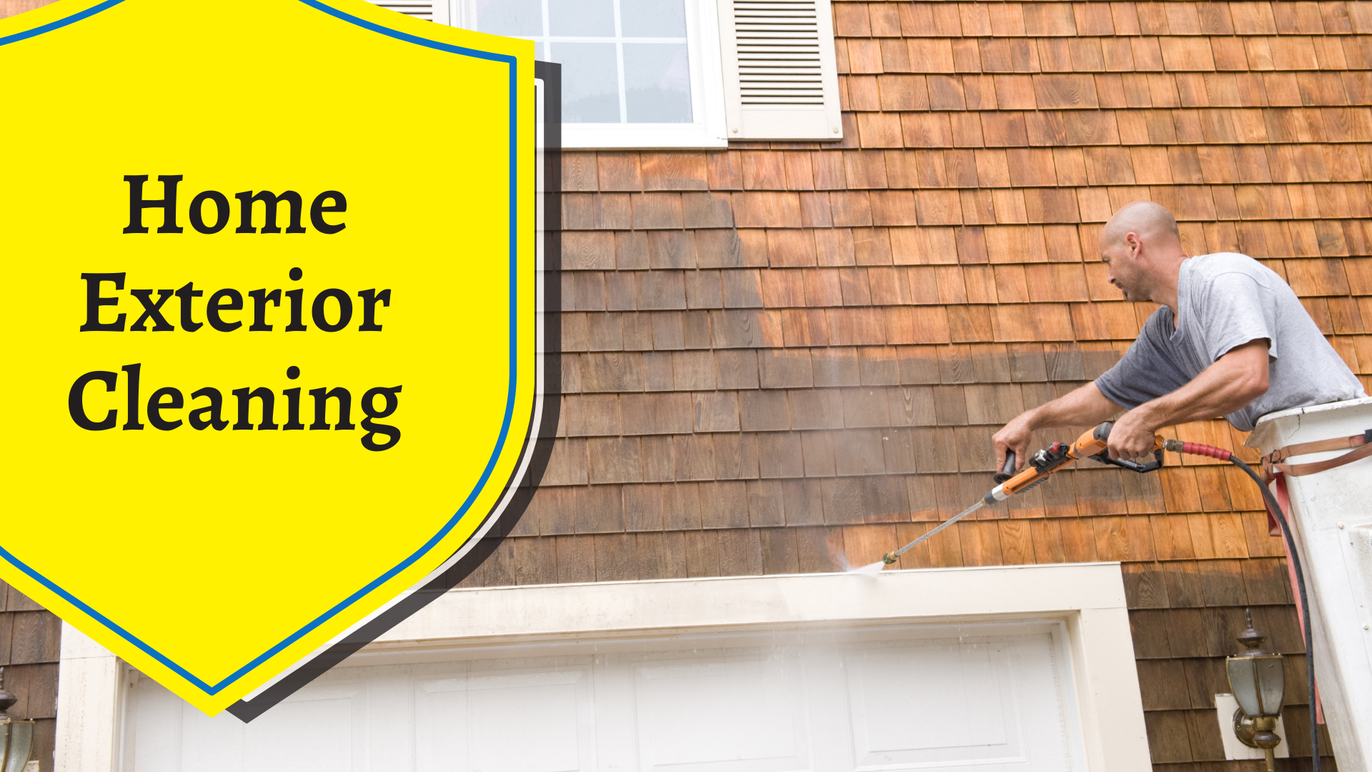 Home exterior cleaning