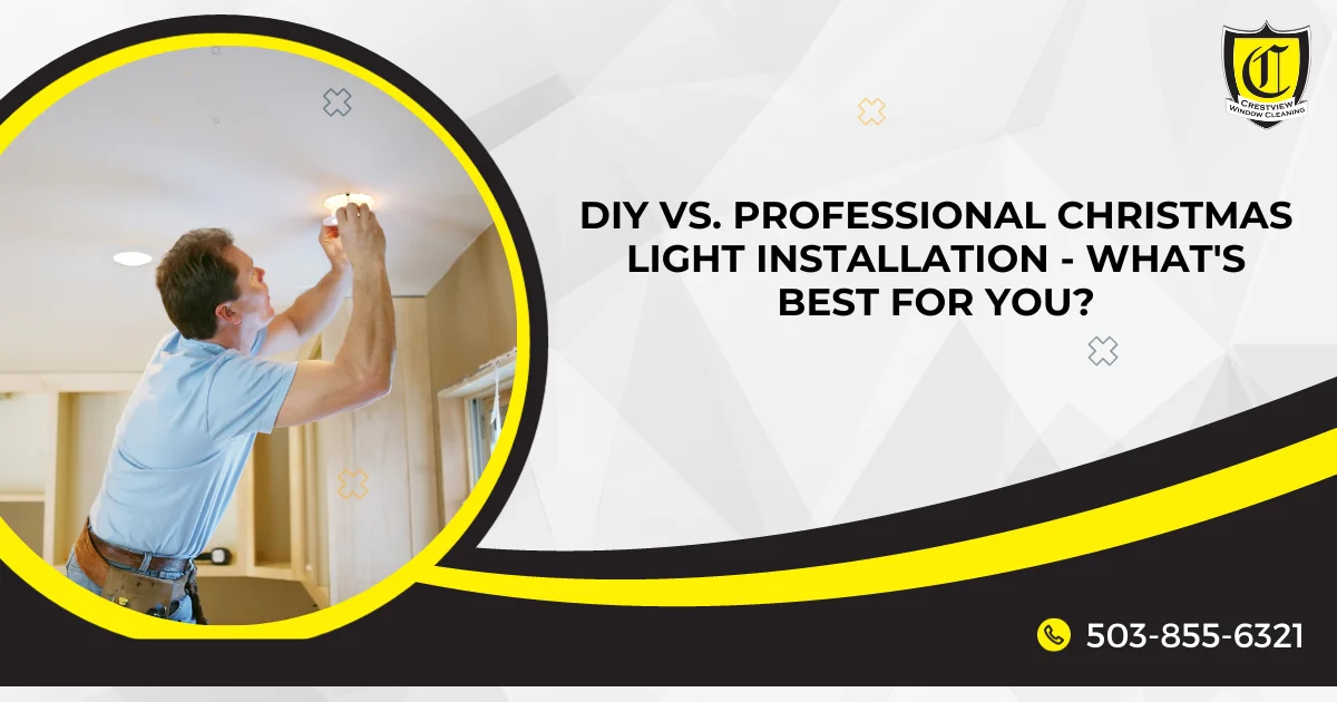 DIY vs. Professional Christmas Light Installation What's Best for You