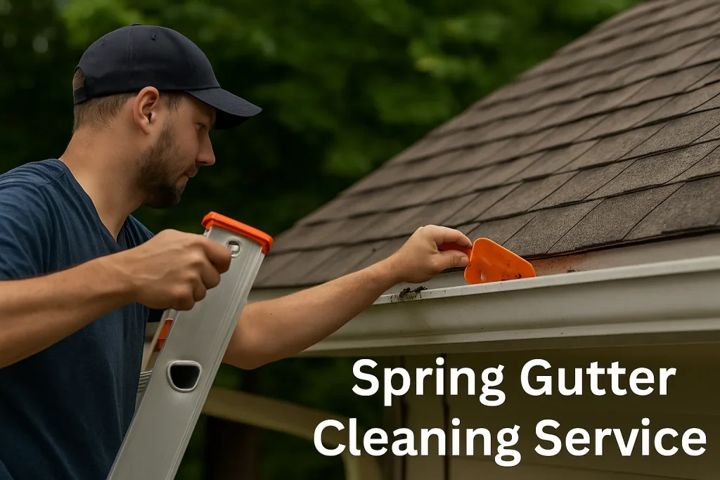 Spring Gutter Cleaning Service