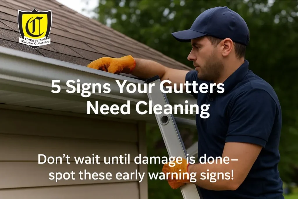 5 Signs Your Gutters Need Cleaning To Protect Your Home